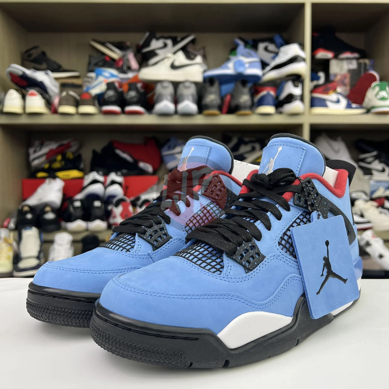 Air Jordan 4 Retro Travis Scott Cactus Jack 308497 406 Ljr Sneakers (2) - www.bc-ljr.net