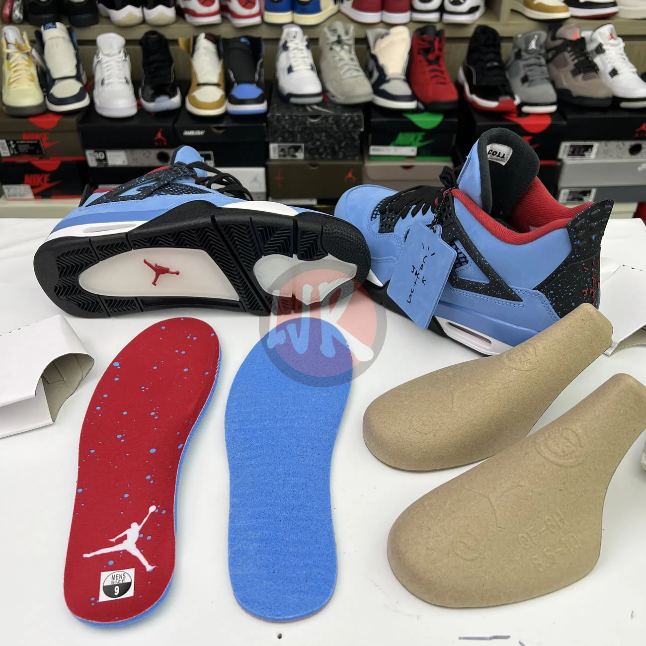 Air Jordan 4 Retro Travis Scott Cactus Jack 308497 406 Ljr Sneakers (7) - www.bc-ljr.net