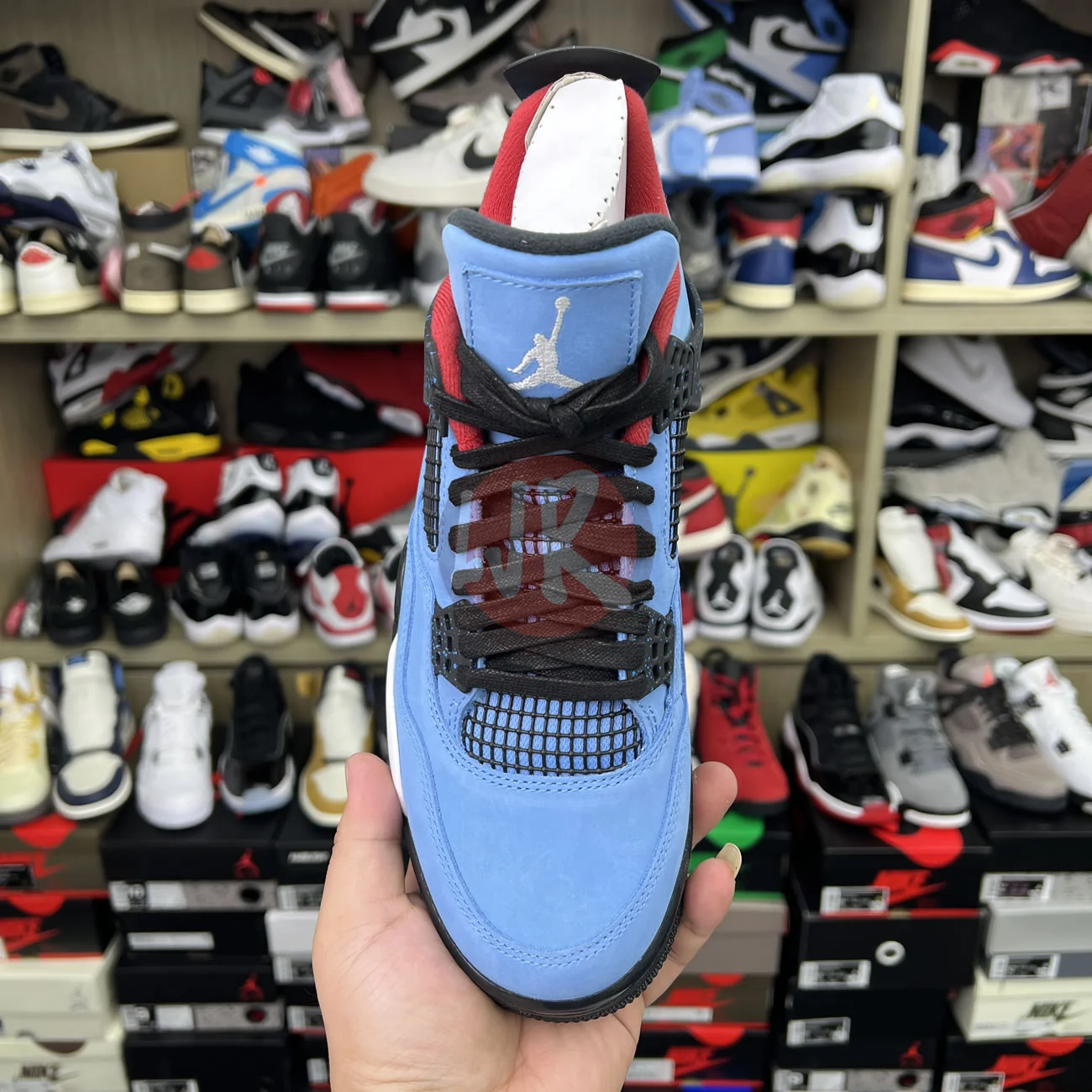 Air Jordan 4 Retro Travis Scott Cactus Jack 308497 406 Ljr Sneakers (9) - www.bc-ljr.net