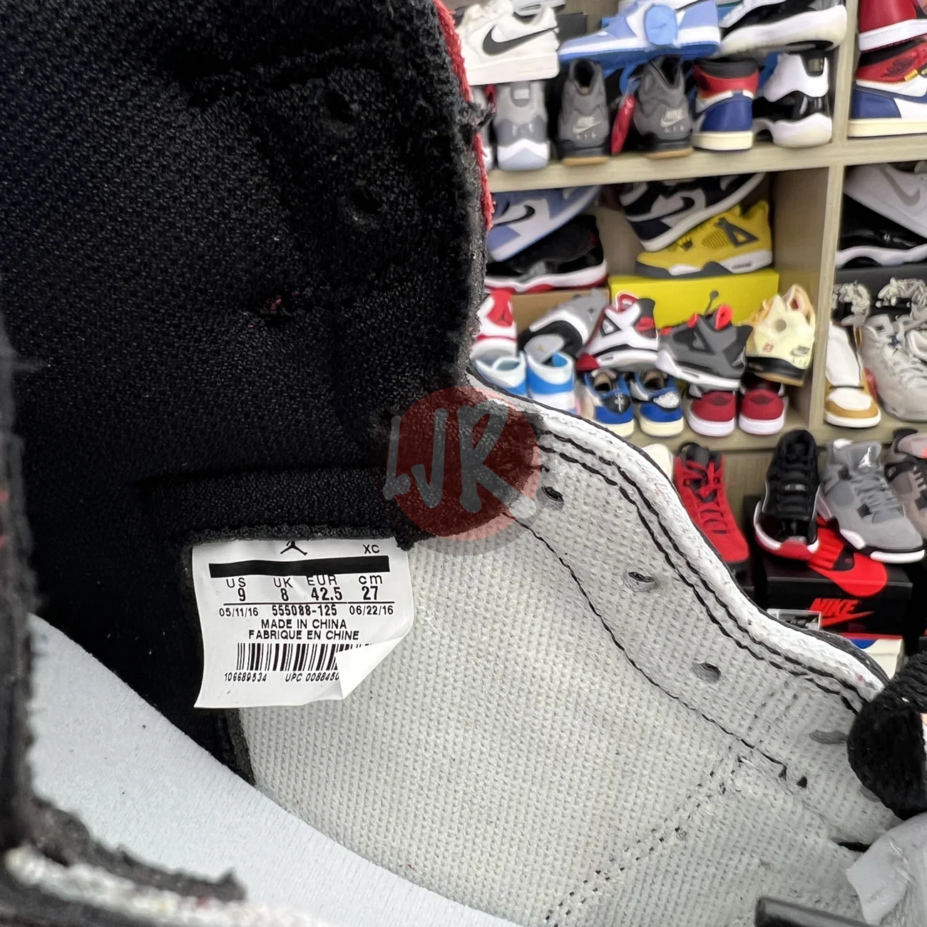 Air Jordan 1 Retro Black Toe 2016 555088 125 Ljr Sneakers (11) - www.bc-ljr.net