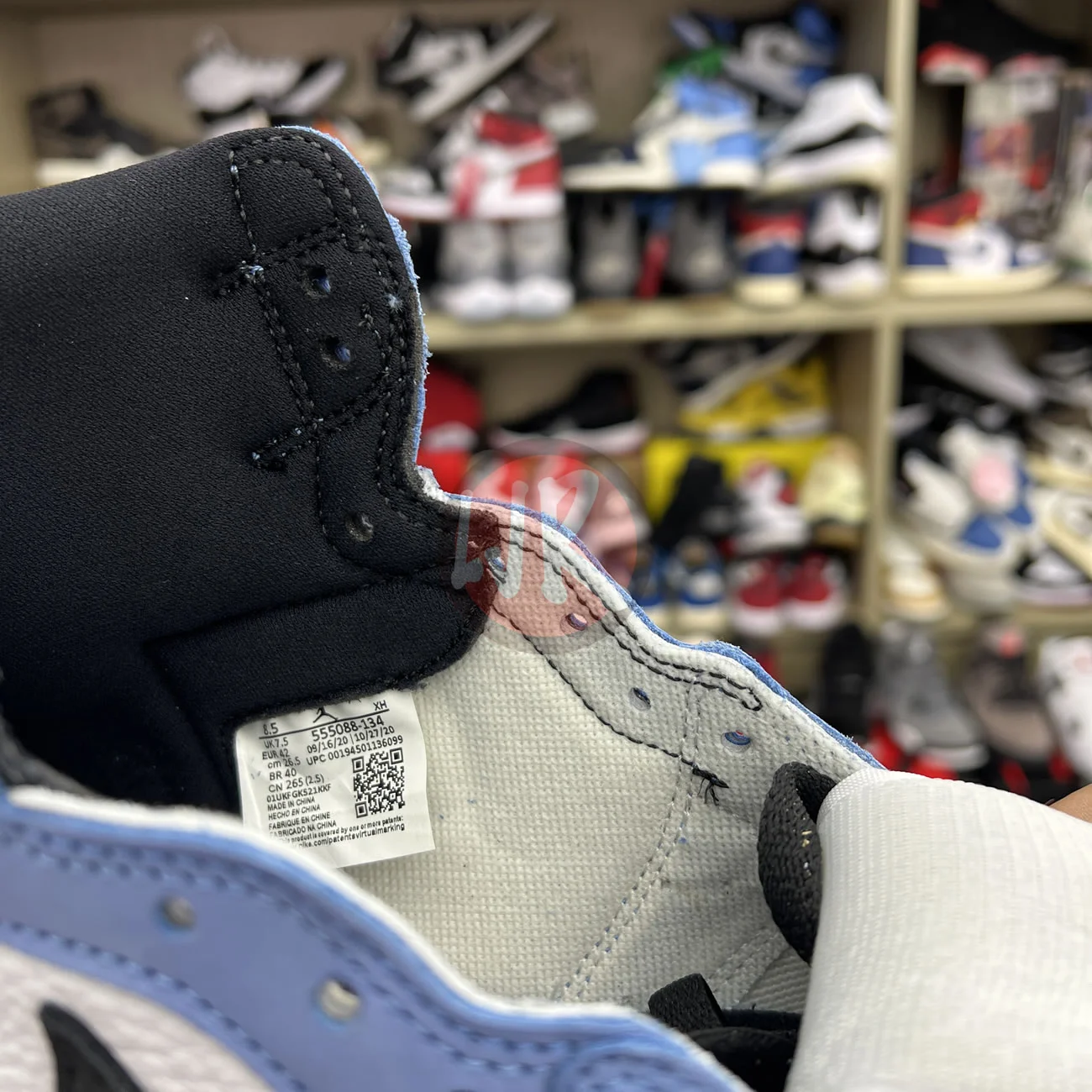 Air Jordan 1 Retro High Og University Blue 555088 134 Ljr Sneakers (10) - www.bc-ljr.net