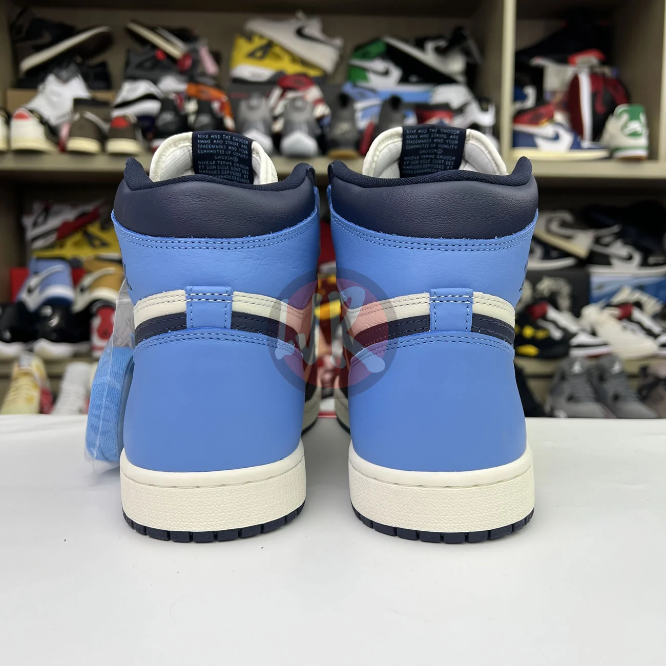 Air Jordan 1 Retro High Obsidian University Blue 555088 140 Ljr Sneakers (12) - www.bc-ljr.net