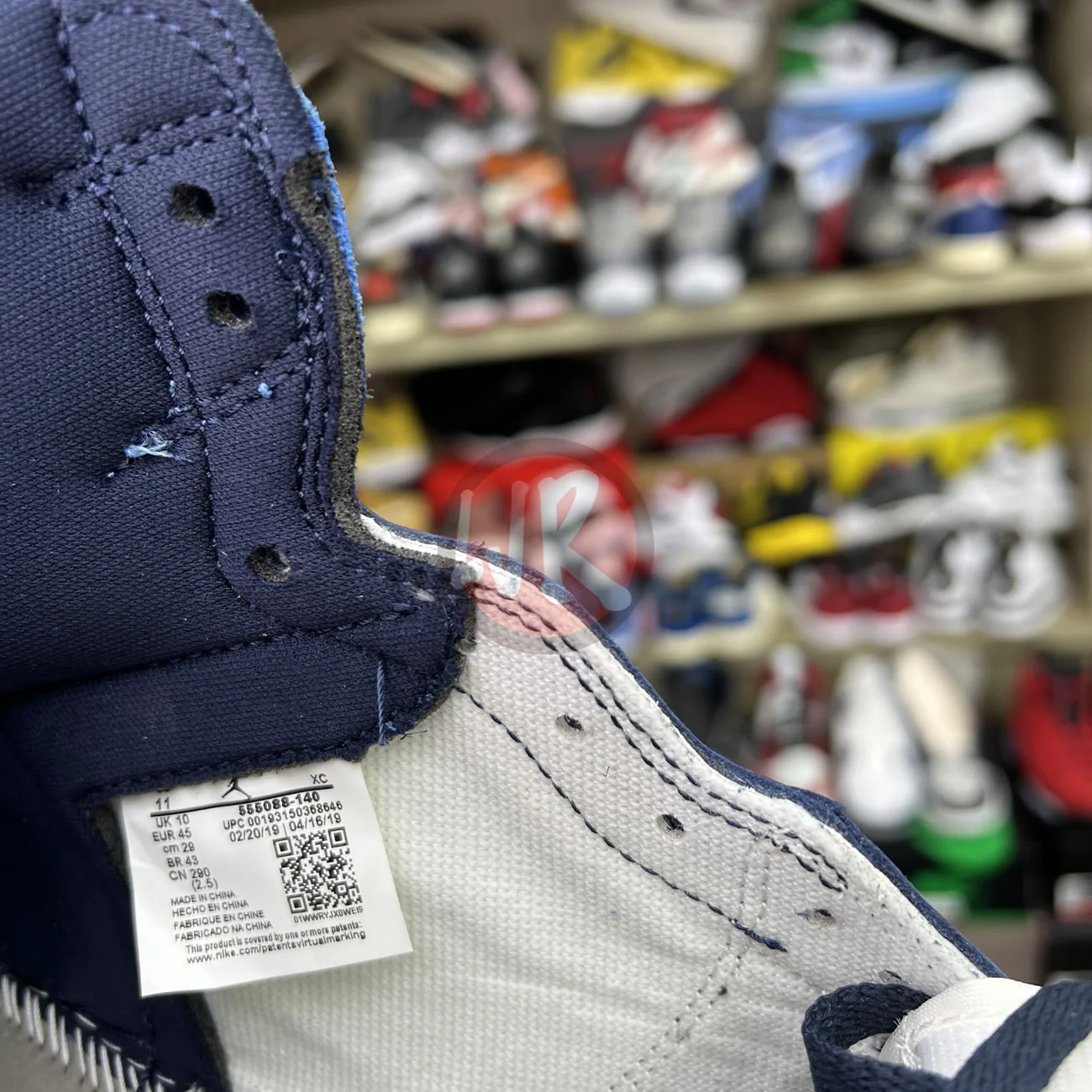 Air Jordan 1 Retro High Obsidian University Blue 555088 140 Ljr Sneakers (2) - www.bc-ljr.net
