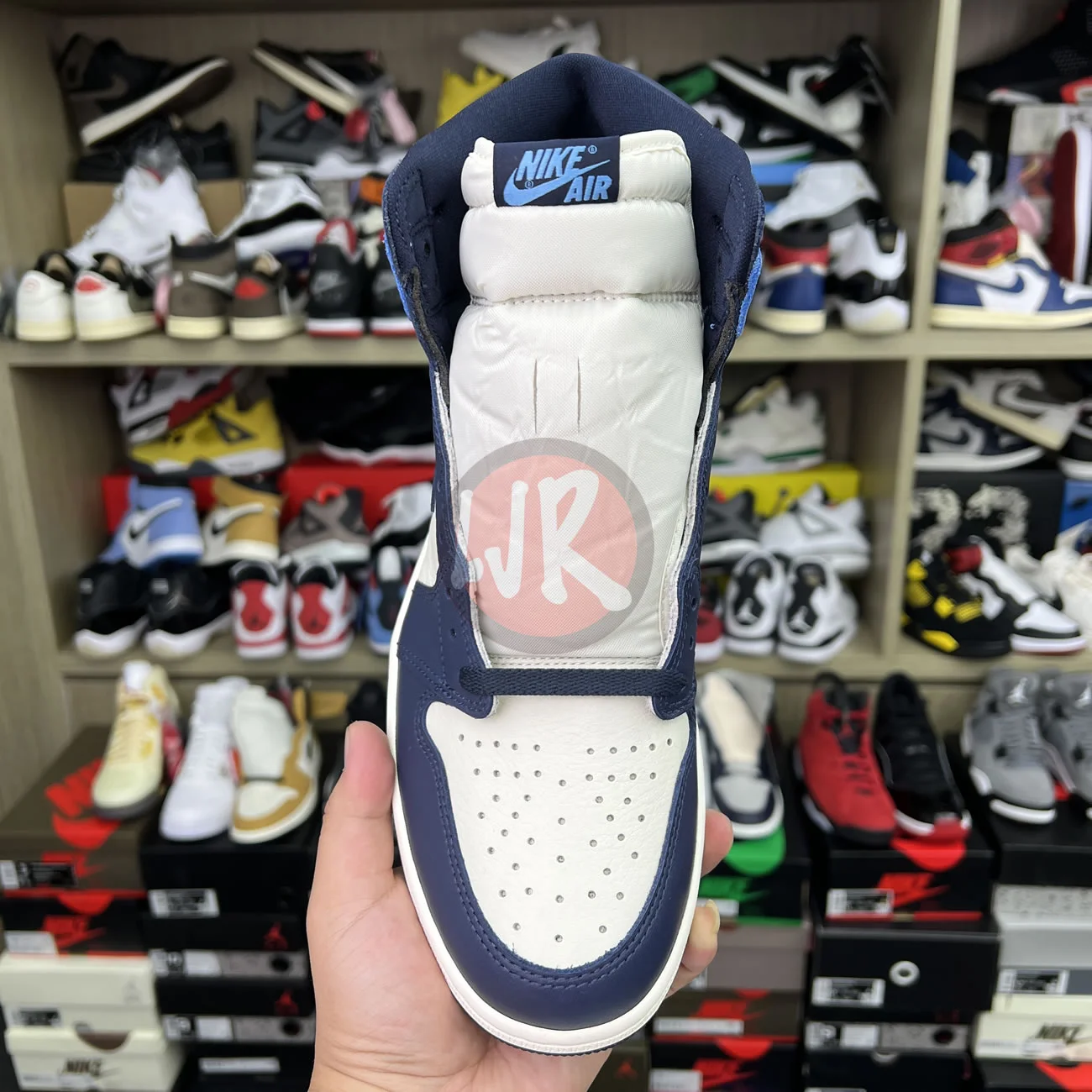 Air Jordan 1 Retro High Obsidian University Blue 555088 140 Ljr Sneakers (8) - www.bc-ljr.net