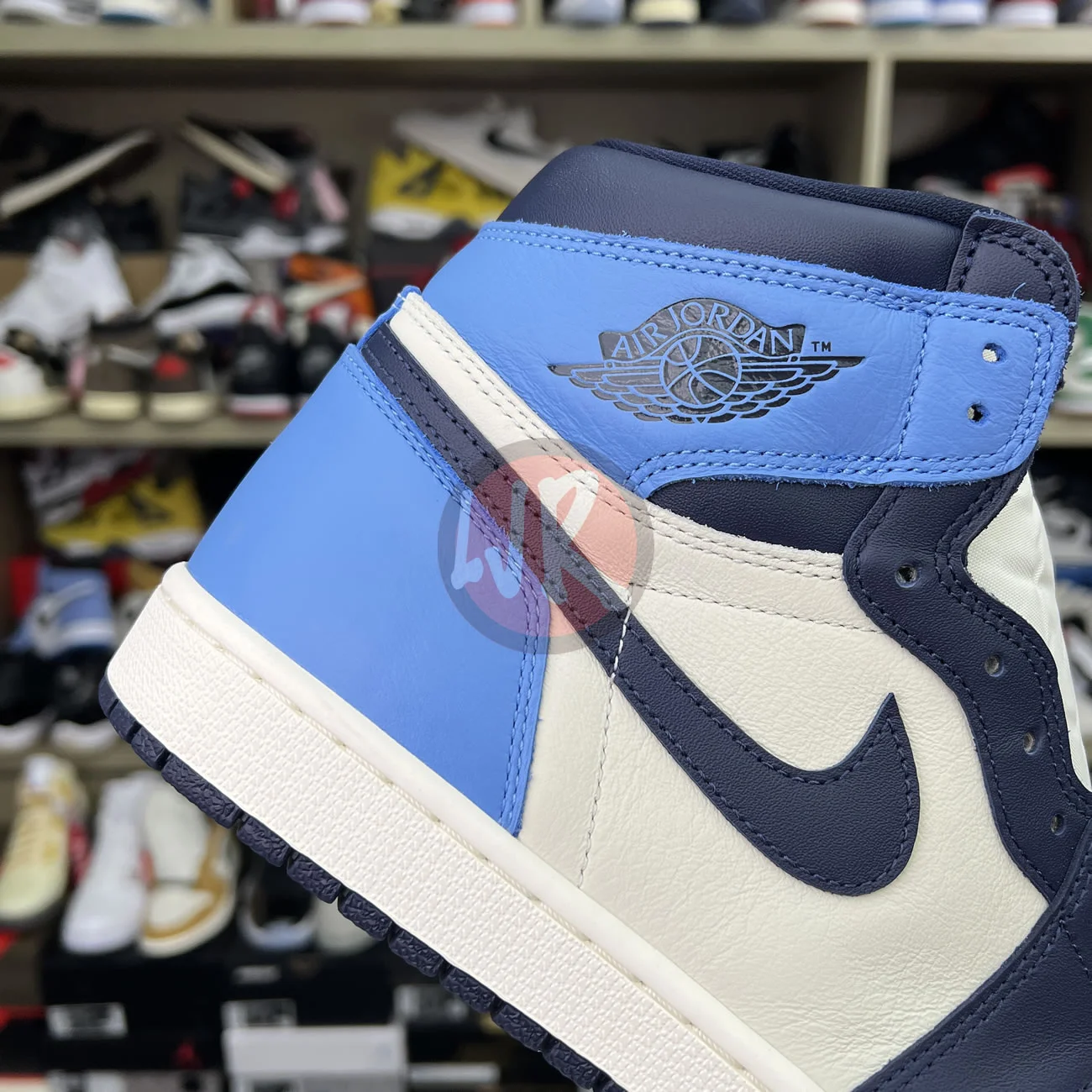 Air Jordan 1 Retro High Obsidian University Blue 555088 140 Ljr Sneakers (9) - www.bc-ljr.net