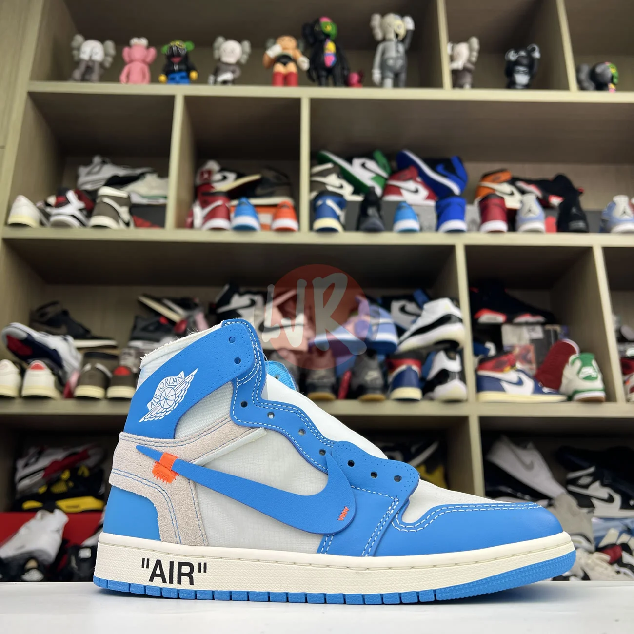 Air Jordan 1 Retro High Off White University Blue Aq0818 148 Ljr Sneakers (1) - www.bc-ljr.net