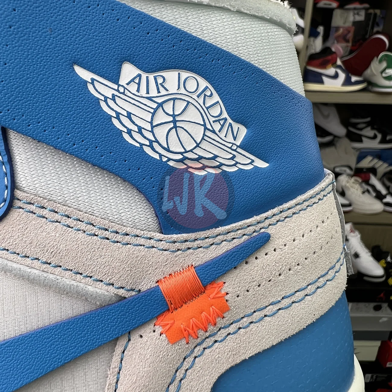Air Jordan 1 Retro High Off White University Blue Aq0818 148 Ljr Sneakers (10) - www.bc-ljr.net