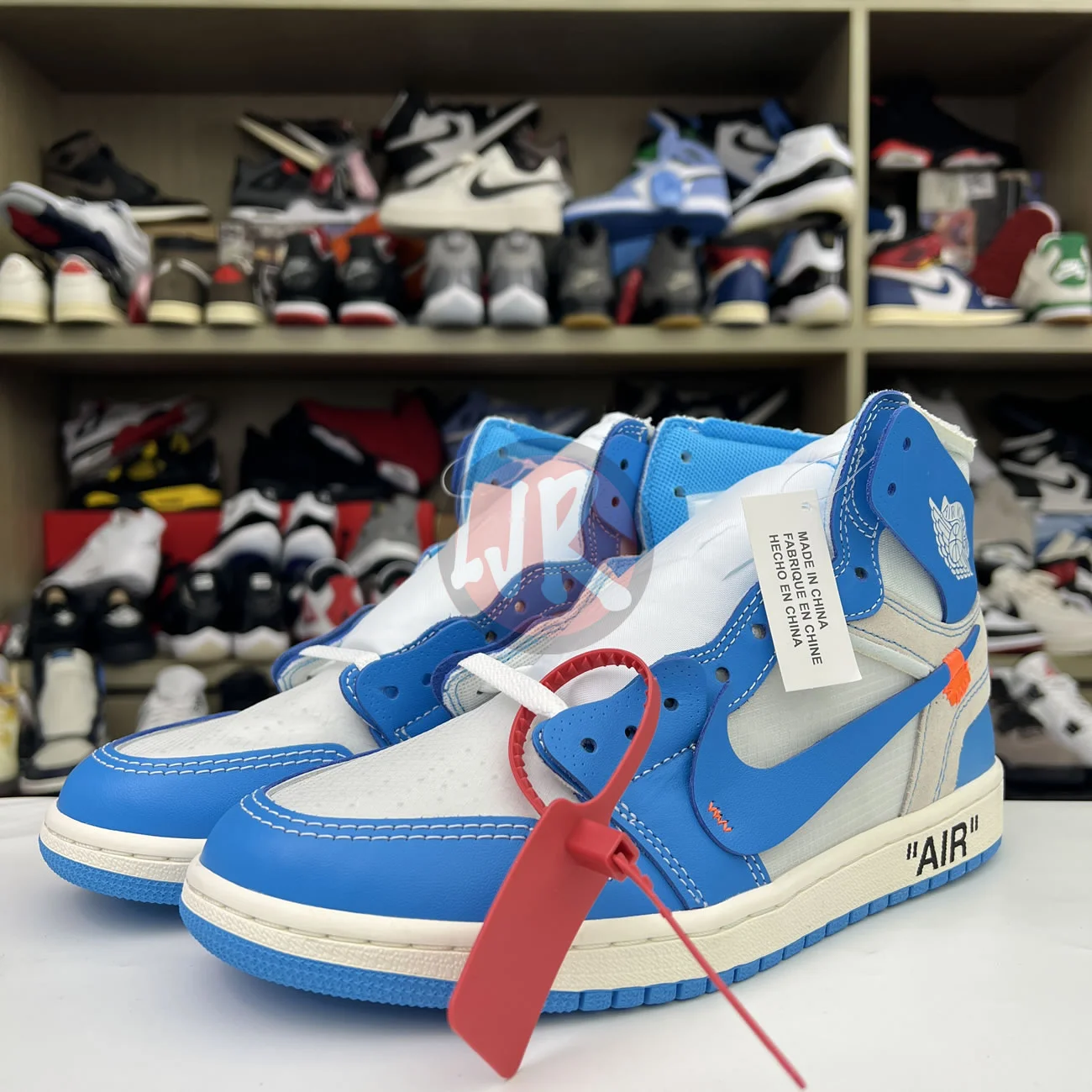 Air Jordan 1 Retro High Off White University Blue Aq0818 148 Ljr Sneakers (13) - www.bc-ljr.net