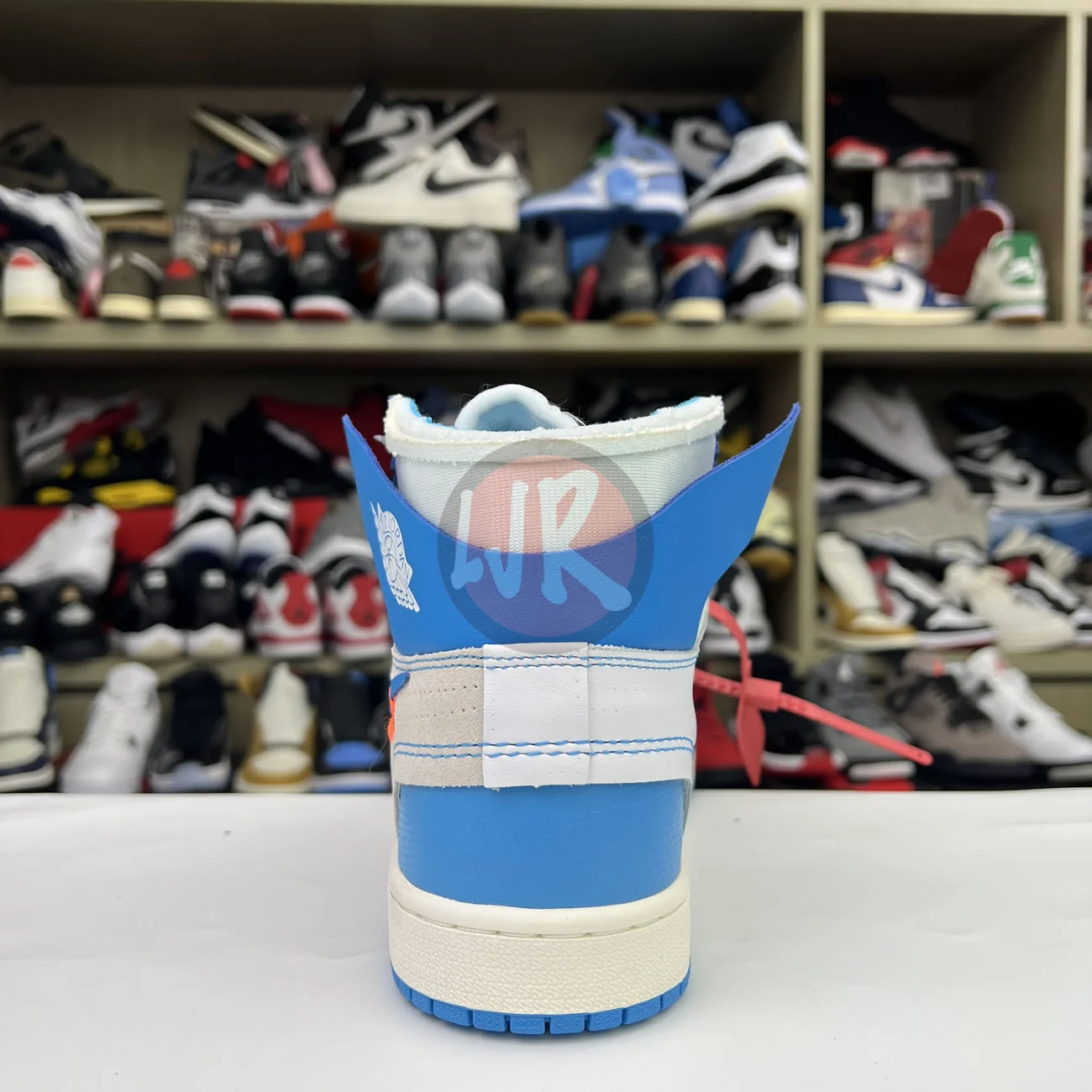 Air Jordan 1 Retro High Off White University Blue Aq0818 148 Ljr Sneakers (14) - www.bc-ljr.net