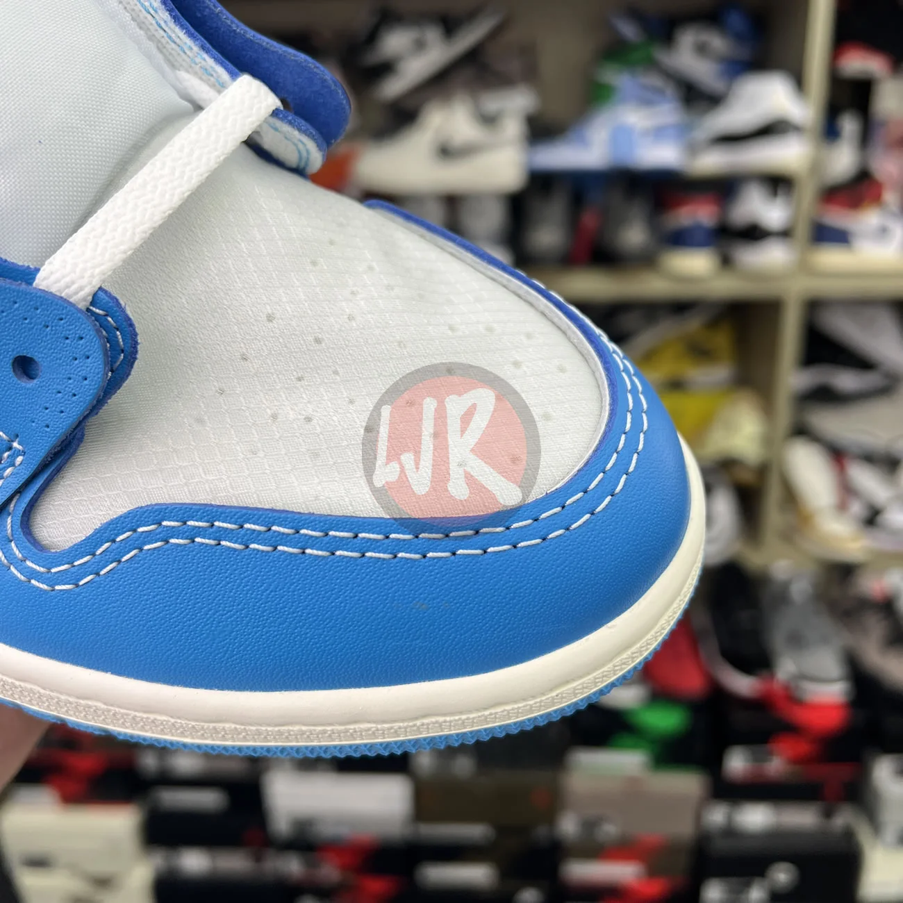 Air Jordan 1 Retro High Off White University Blue Aq0818 148 Ljr Sneakers (16) - www.bc-ljr.net