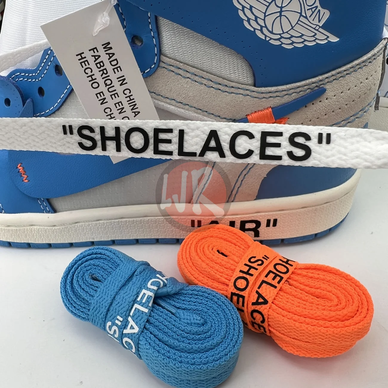 Air Jordan 1 Retro High Off White University Blue Aq0818 148 Ljr Sneakers (19) - www.bc-ljr.net
