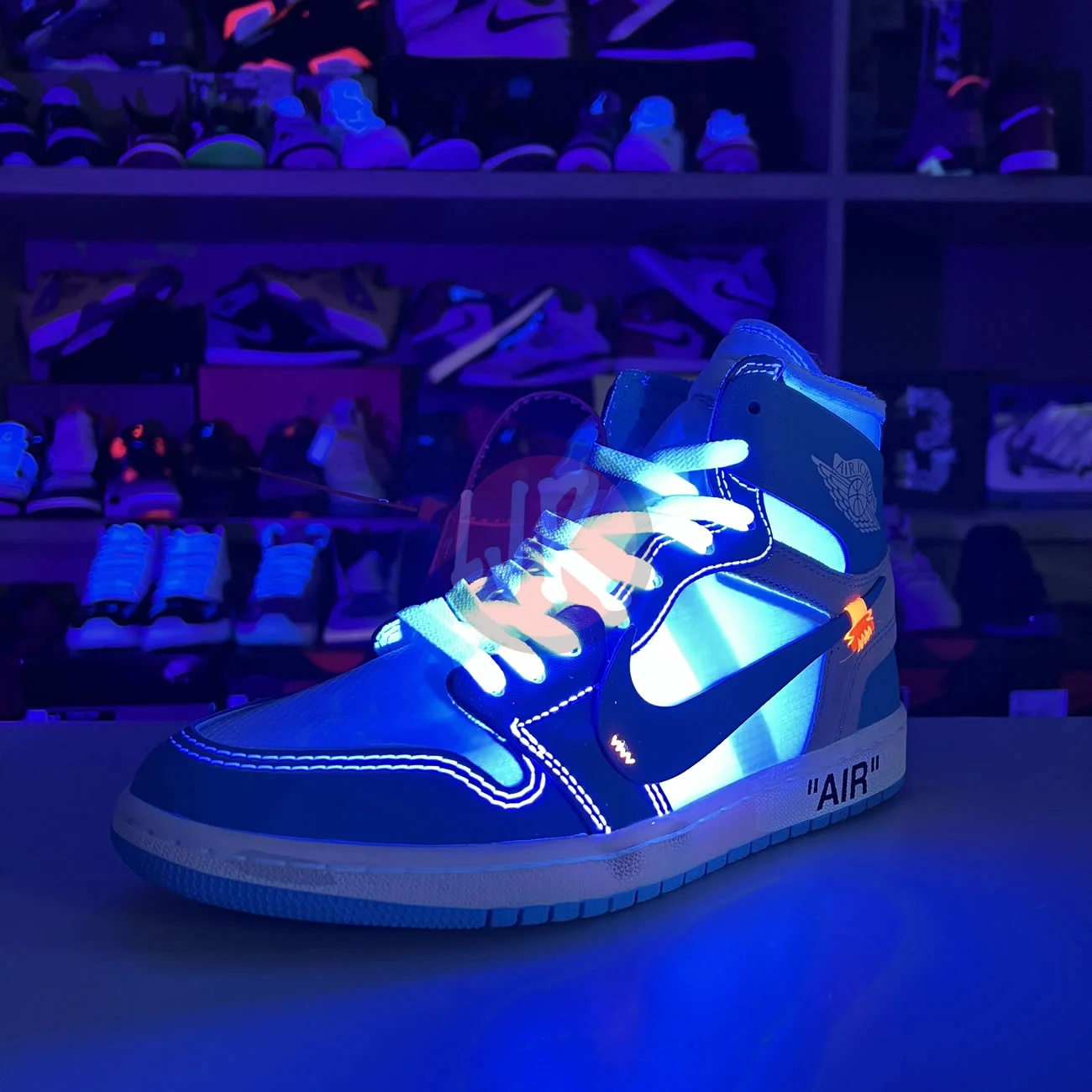 Air Jordan 1 Retro High Off White University Blue Aq0818 148 Ljr Sneakers (23) - www.bc-ljr.net