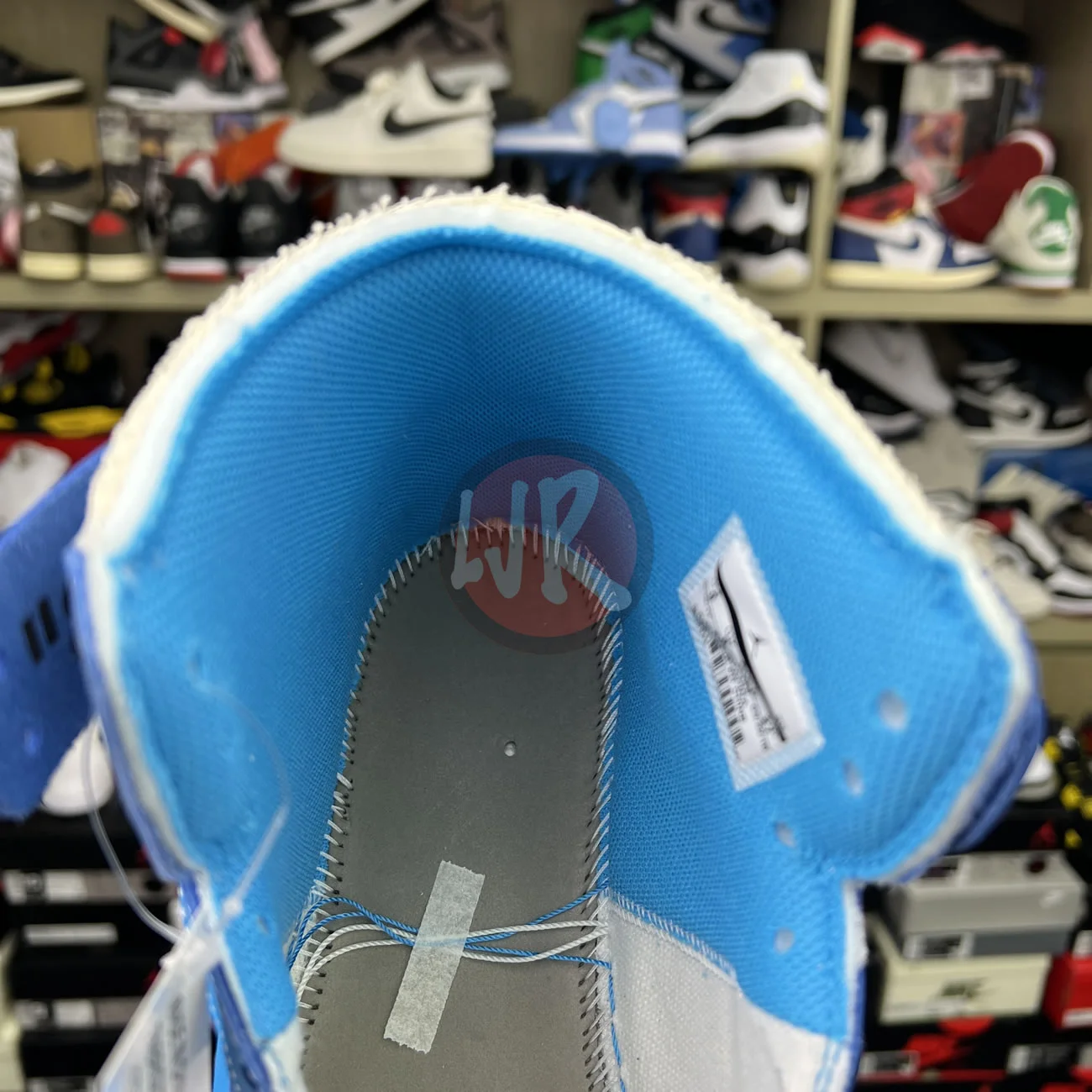 Air Jordan 1 Retro High Off White University Blue Aq0818 148 Ljr Sneakers (5) - www.bc-ljr.net