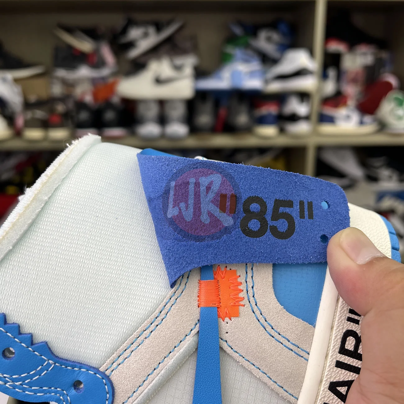 Air Jordan 1 Retro High Off White University Blue Aq0818 148 Ljr Sneakers (7) - www.bc-ljr.net