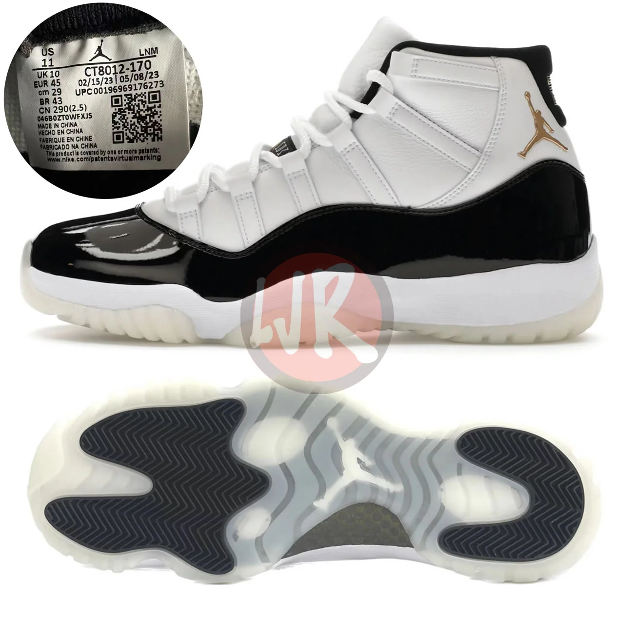 Air Jordan 11 Retro Dmp Defining Moments 2023 Ct8012 170 Ljr Sneakers (14) - www.bc-ljr.net