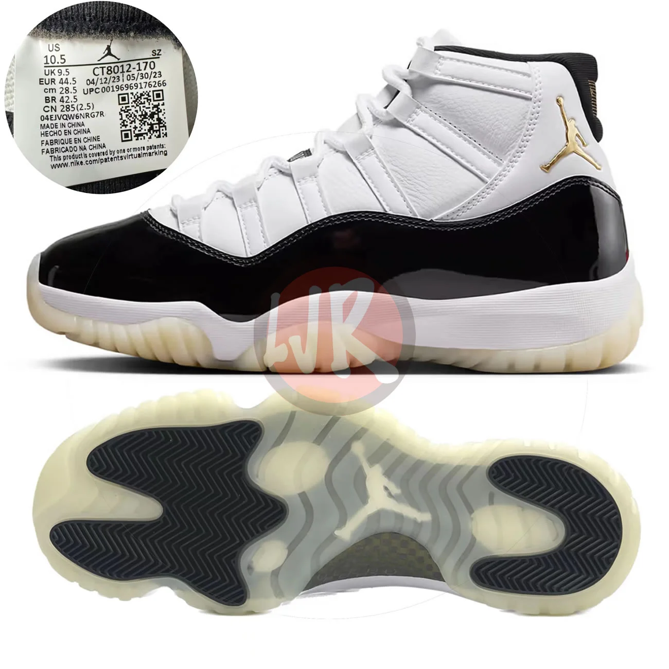 Air Jordan 11 Retro Dmp Defining Moments 2023 Ct8012 170 Ljr Sneakers (15) - www.bc-ljr.net