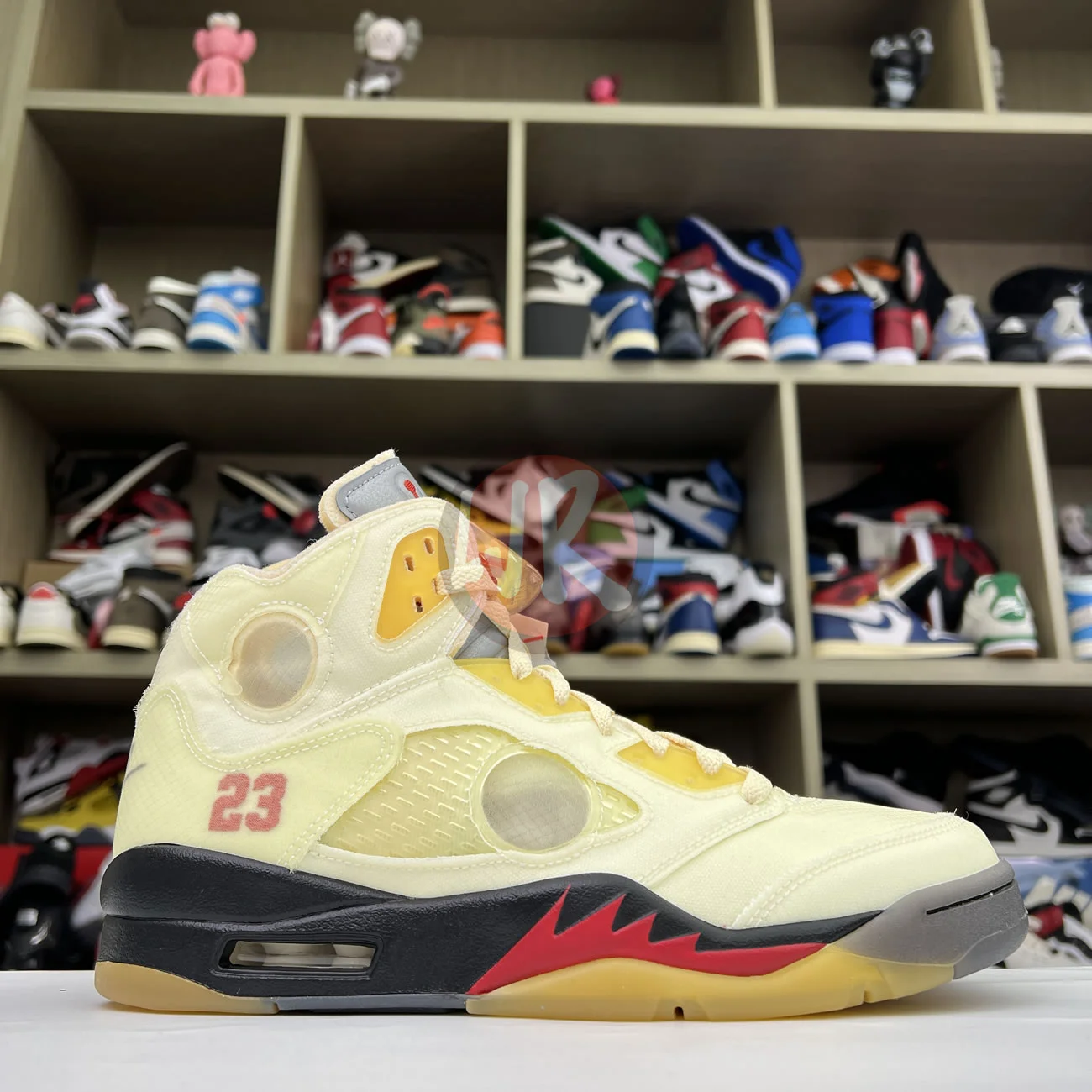 Air Jordan 5 Retro Off White Sail Dh8565 100 Ljr Sneakers (1) - www.bc-ljr.net