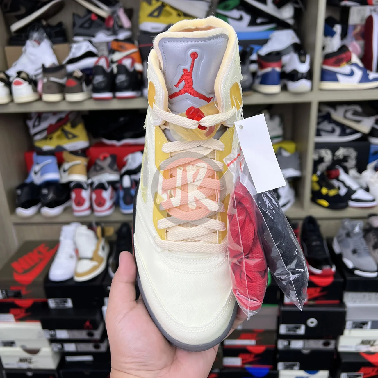 Air Jordan 5 Retro Off White Sail Dh8565 100 Ljr Sneakers (11) - www.bc-ljr.net