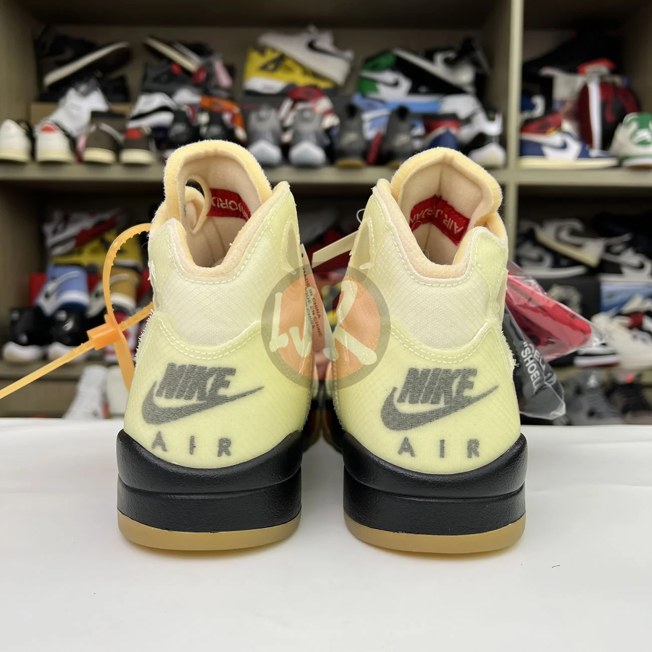 Air Jordan 5 Retro Off White Sail Dh8565 100 Ljr Sneakers (4) - www.bc-ljr.net