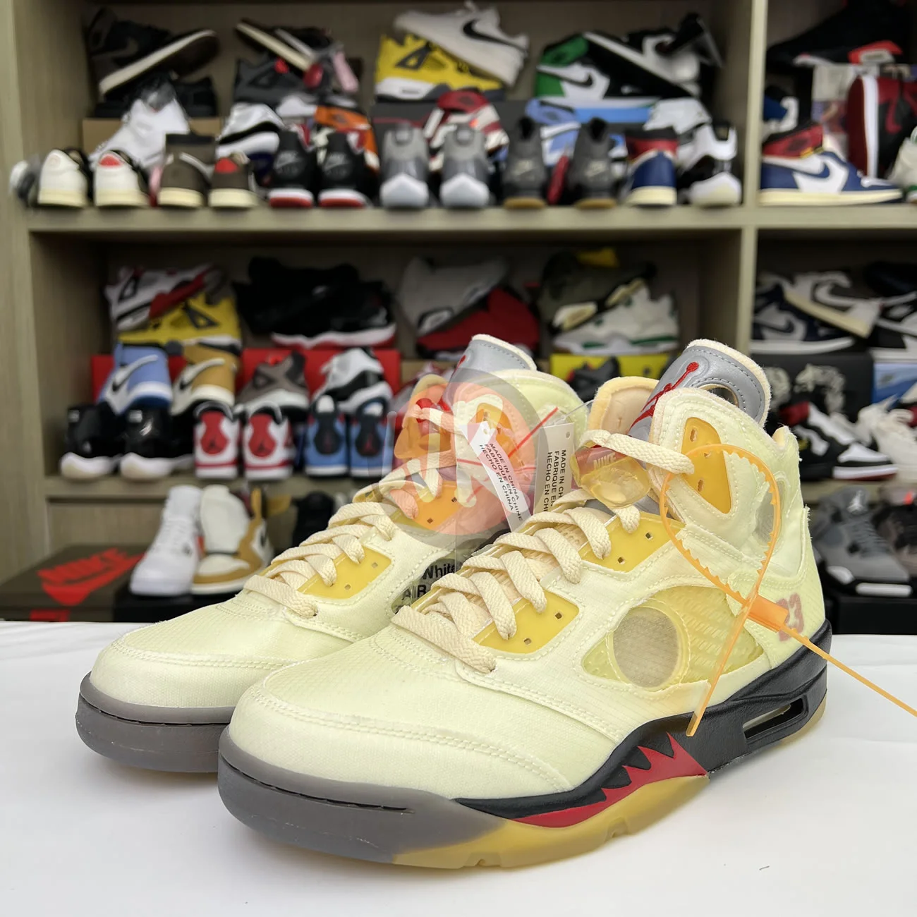 Air Jordan 5 Retro Off White Sail Dh8565 100 Ljr Sneakers (6) - www.bc-ljr.net