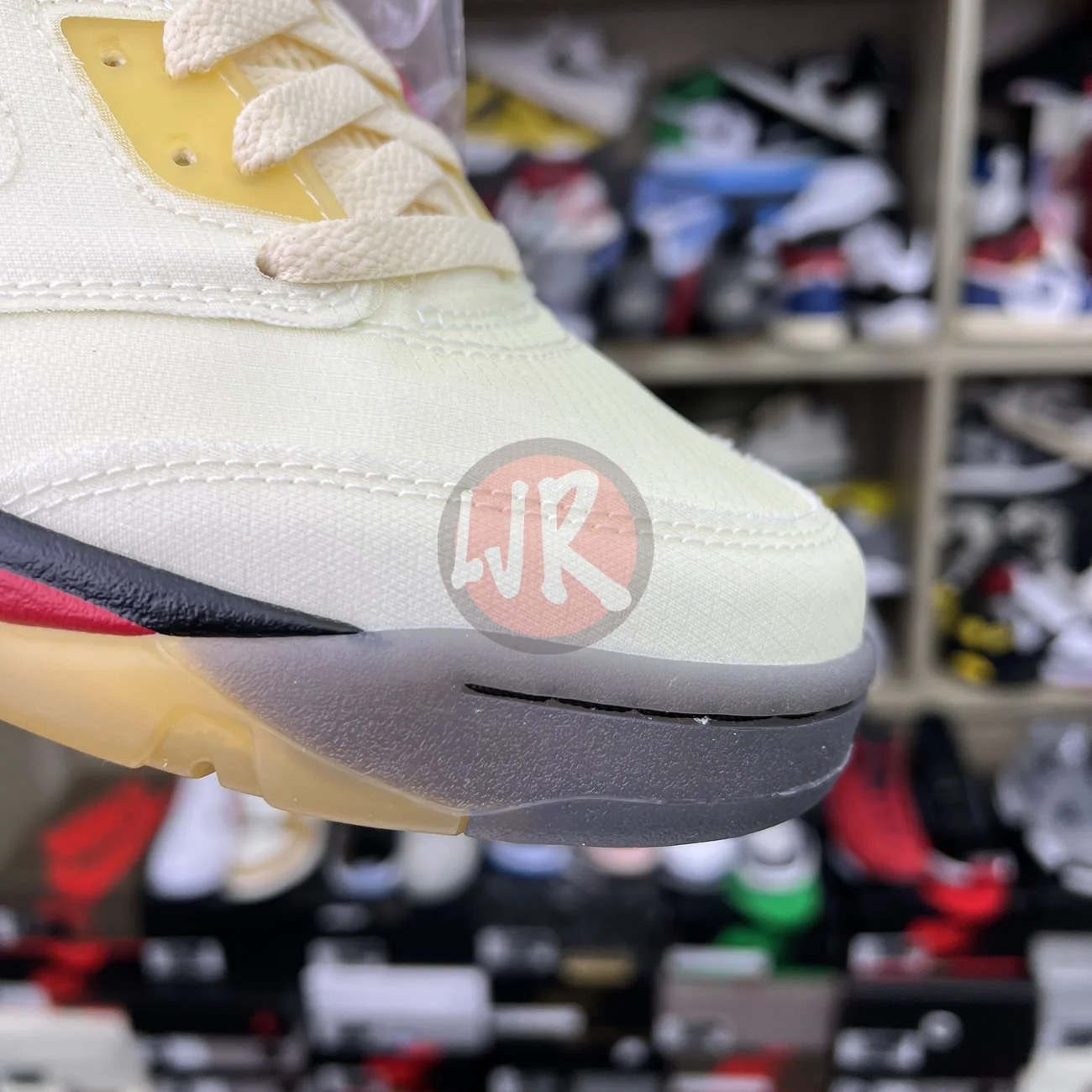 Air Jordan 5 Retro Off White Sail Dh8565 100 Ljr Sneakers (7) - www.bc-ljr.net