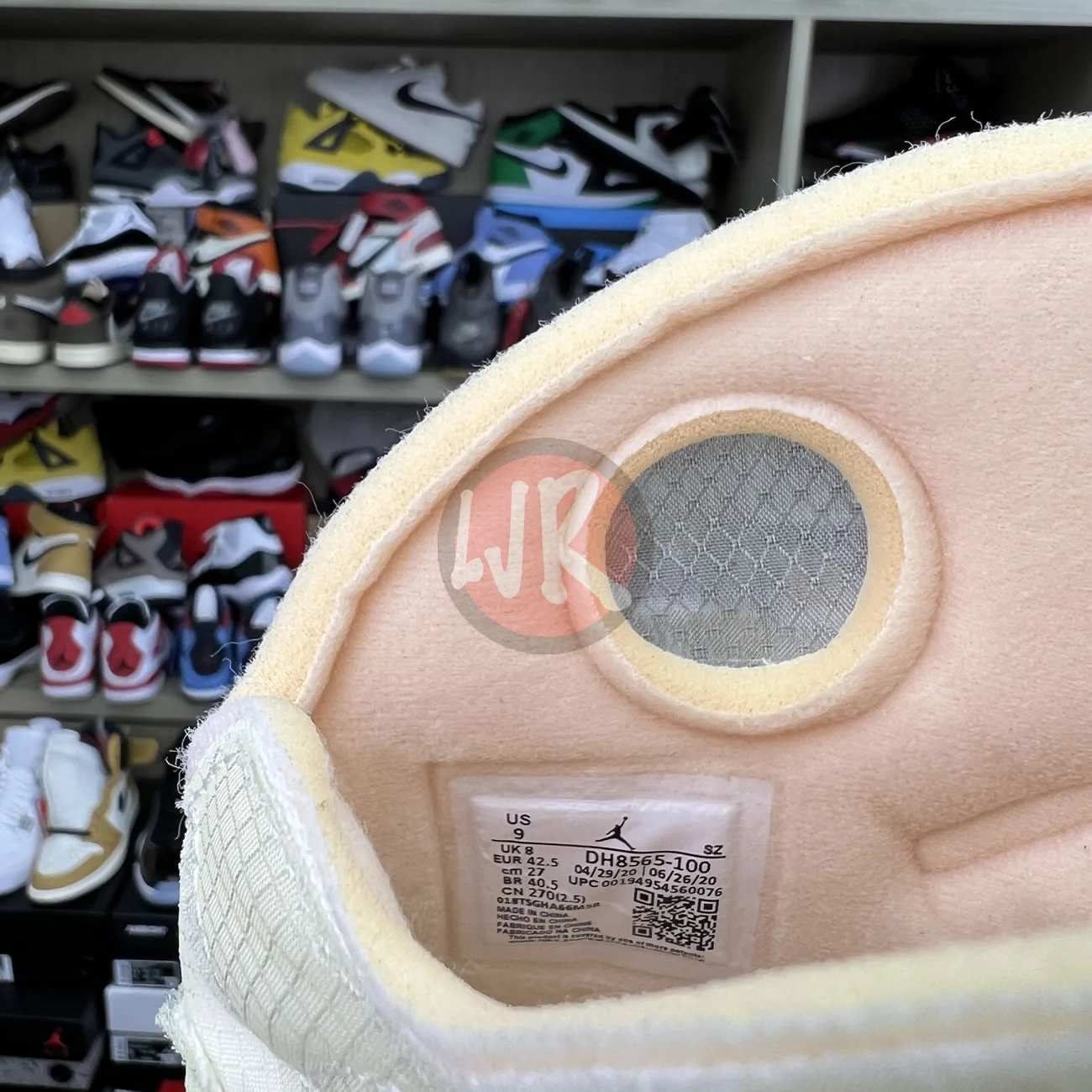Air Jordan 5 Retro Off White Sail Dh8565 100 Ljr Sneakers (9) - www.bc-ljr.net